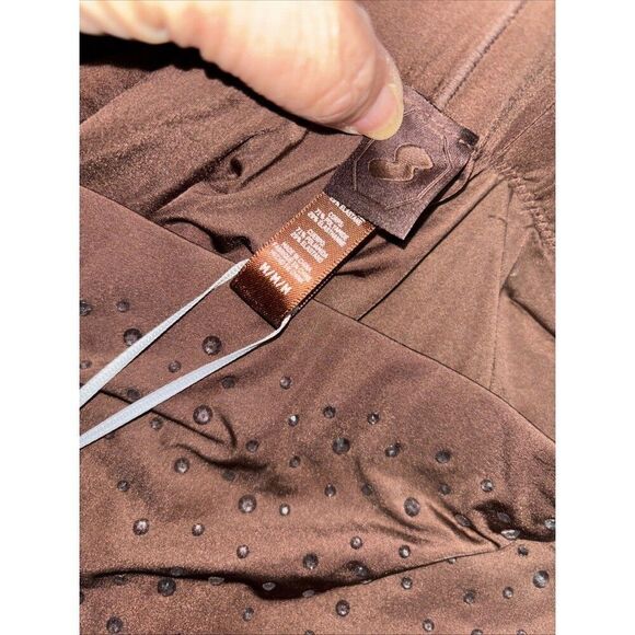 Skims x Swarovski Jelly Sheer Crystal High Waisted Leggings Cocoa M NEW Stretch - Picture 7 of 9